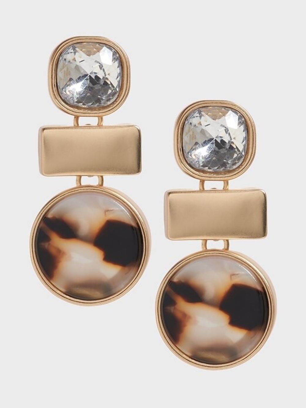 Banana Republic Triple Tier Post Earrings NWT